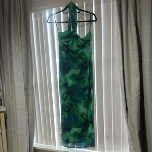 LITSA MIDI DRESS - CALISTA GREEN
